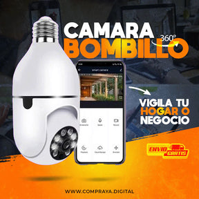 CÁMARA BOMBILLO DE VIGILANCIA | 360°