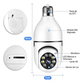 CÁMARA BOMBILLO DE VIGILANCIA | 360°