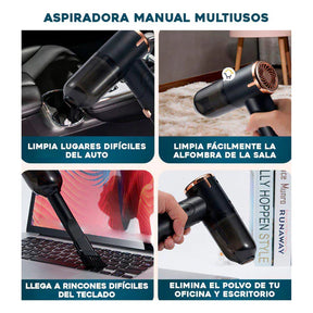 MINI ASPIRADORA RECARGABLE 2 EN 1