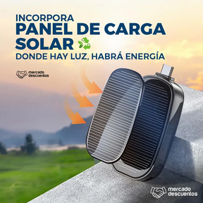 CARGADOR CON ENERGÍA SOLAR PORTÁTIL