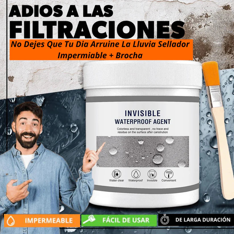 Sellador Impermeabilizante Invisible + Pincel Gratis